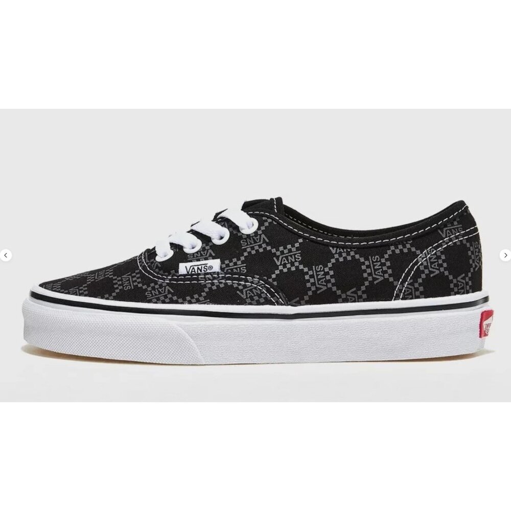 New! Size: 8 Men/9.5 Women | Vans Authentic Monogram - Black - Picture 2 of 16